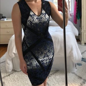 BCBG Max Azria fitted knit dress